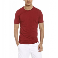 Herren-shirt-rot-kurzarm