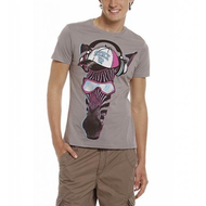 Herren-shirt-grau-kurzarm