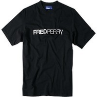 Fred-perry-herren-t-shirt-schwarz