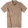 Herren-polo-khaki