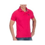 Herren-polo-rosa