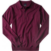 Herren-polo-bordeaux