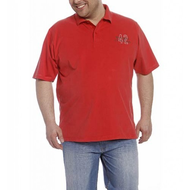 Poloshirt-herren-rot-kurzarm