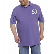 Herren-poloshirt-violett