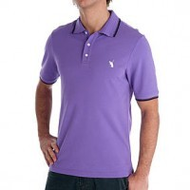 Herren-poloshirt-flieder