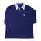 Herren-poloshirt-blau-langarm