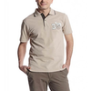 Herren-poloshirt-beige
