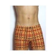 Boxer-badehose-orange