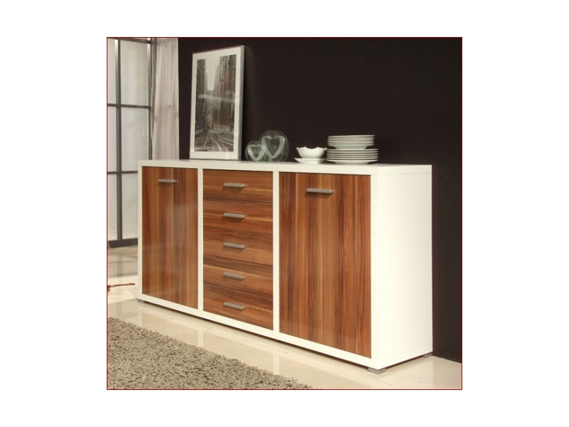 Sideboard Nussbaum hochglanz - Produktdaten und Eigenschaften bei yopi.de