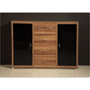 Sideboard-nussbaum-glas