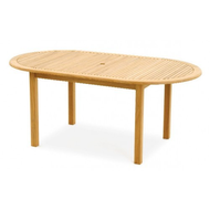Tisch-teak-oval