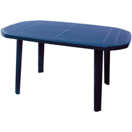 Tisch-blau-oval