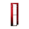 Wandgarderobe-weiss-chrom