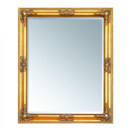 Spiegel-gold-eckig