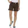 Damen-shorts-braun