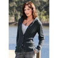 Flashlights-kapuzenstrickjacke