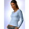 Strickjacke-hellblau