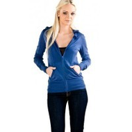 Strickjacke-blau