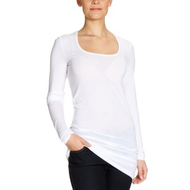 Damen-long-shirt-weiss