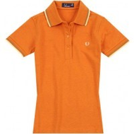 Damen-polo-orange