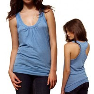 Damen-top-blau-groesse-xl