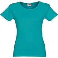 Damen-t-shirt-tuerkis-groesse-l