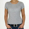 Damen-t-shirt-grau-groesse-s