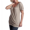 Damen-t-shirt-grau-viskose