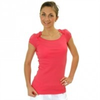 Damen-shirt-koralle