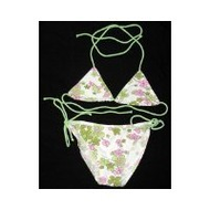 Triangel-bikini-blumen