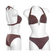 Triangel-bikini-braun