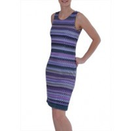 Strickkleid-blau