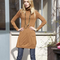 Strickkleid-beige
