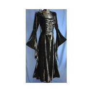Kleid-schwarz-samt