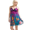 Kleid-magenta-groesse-m