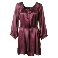 Kleid-aubergine