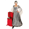 Damen-kleid-silber