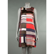 Damen-kleid-bunt