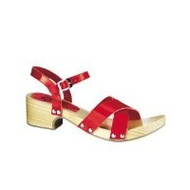 Sandalette-rot-leder