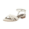 Damen-sandalen-elfenbein