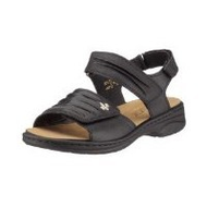 Rieker-damen-sandalen-schwarz