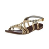 Bronx-damen-sandalen-gold