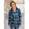Longbluse-blau