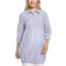 Damen-bluse-blau-baumwolle