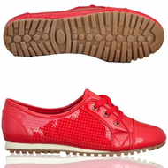 Damen-low-sneaker-rot