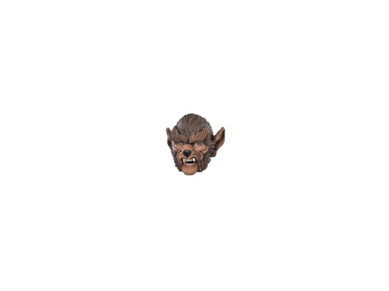Smiffys Werwolf-Mund-Maske Aus Schaumlatex – Braun, Mit Kleber – Für Halloween & Mottopartys, Einheitsgröße