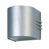 Wandleuchte-silber