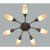 Deckenlampe-satiniert