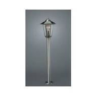 Stehlampe-edelstahl