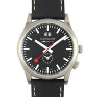 Mondaine-herrenuhr-schwarz